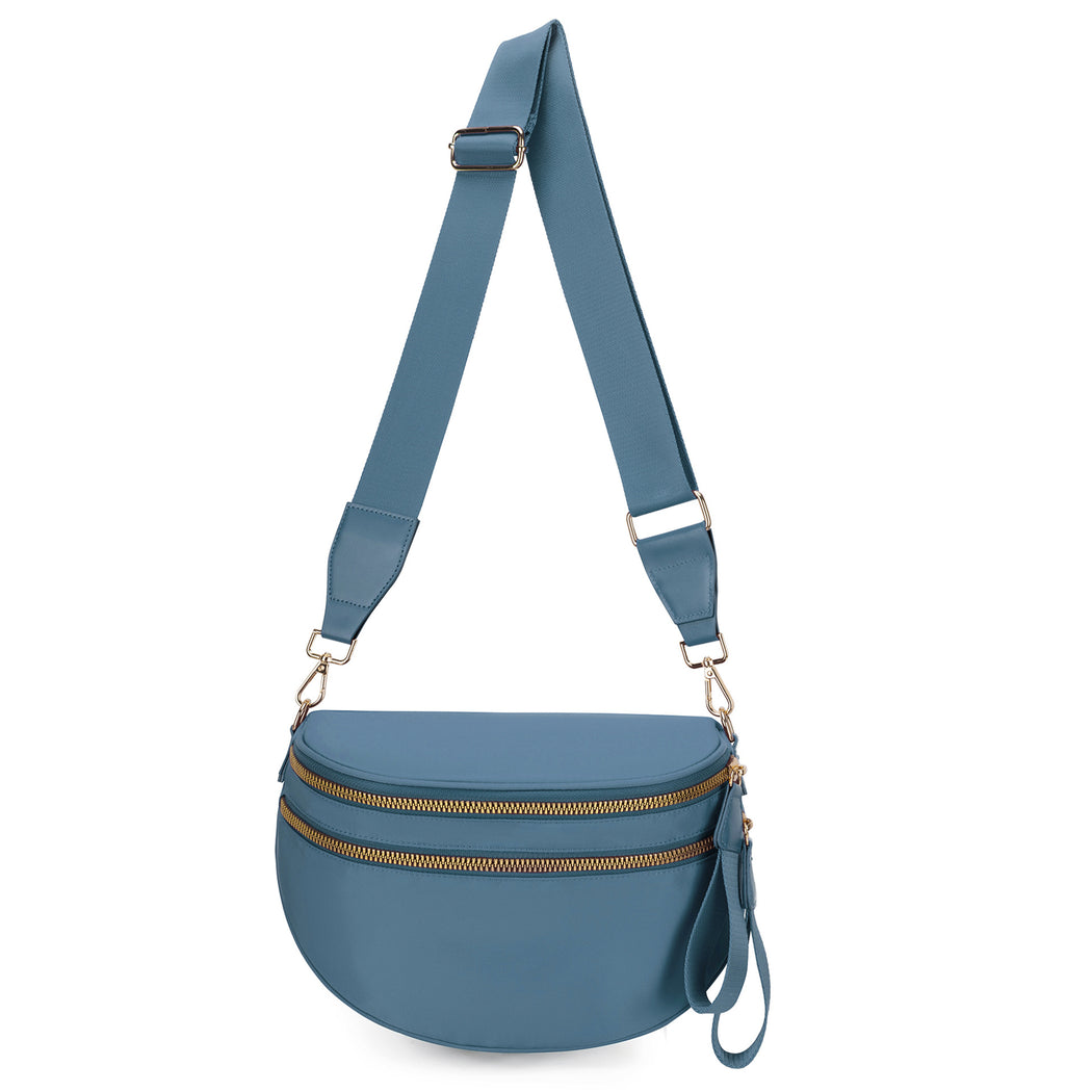 ZOCOIFY Everyday Roomy Crossbody Bag, Black