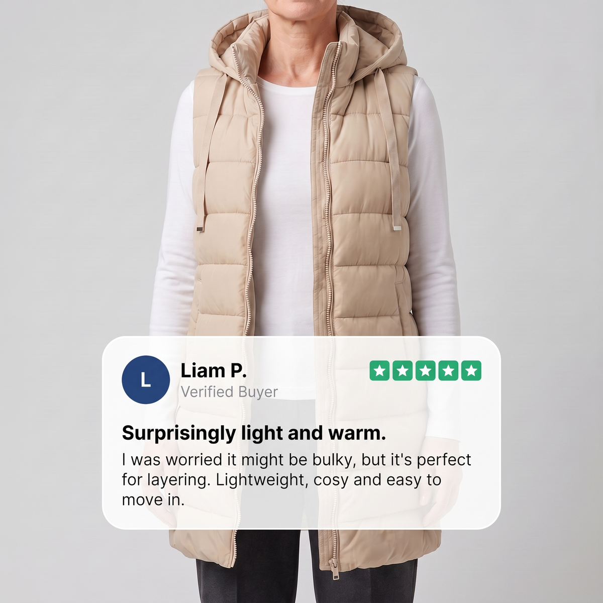 Long Quilted Vest – ZOCOIFY