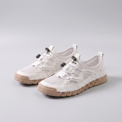 Airflow Walking Shoes in White – ZOCOIFY