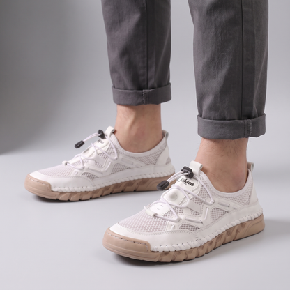 Airflow Walking Shoes in White – ZOCOIFY