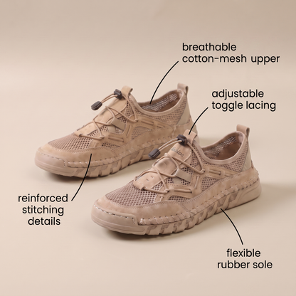 Airflow Walking Shoes in Beige – ZOCOIFY