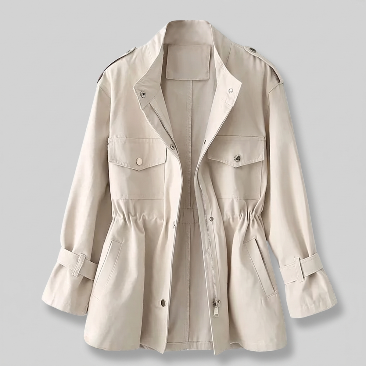 Overcoat in Cream – ZOCOIFY