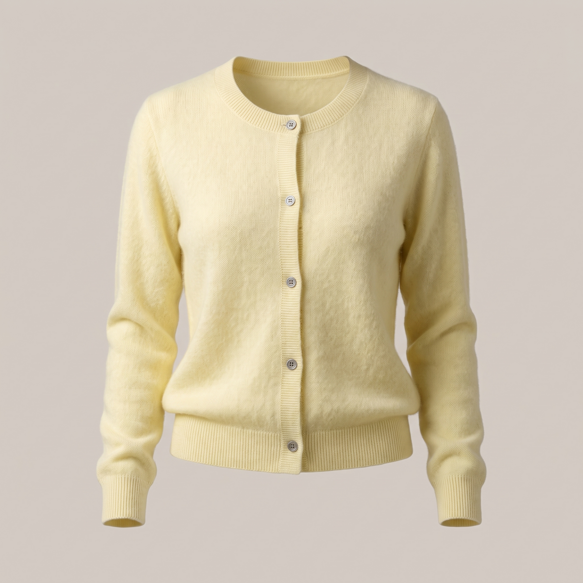 Button-Up Knit Sweater in Yellow – ZOCOIFY