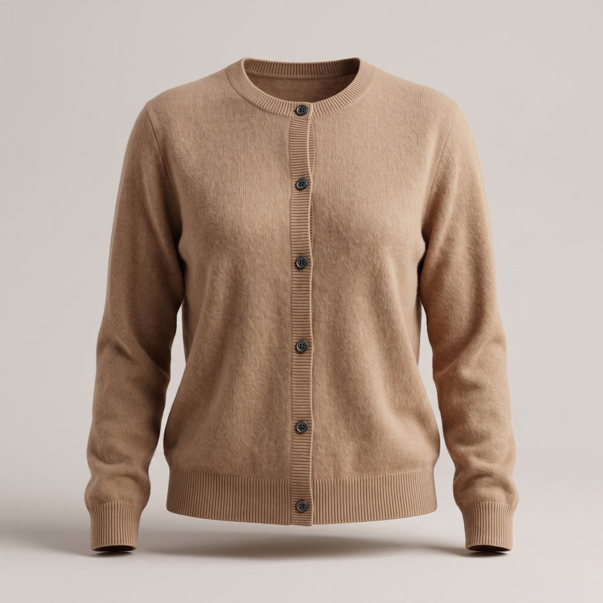 Button-Up Knit Sweater in Coffee – ZOCOIFY