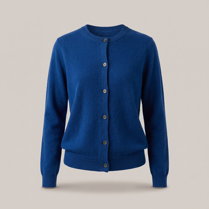 Button-Up Knit Sweater in Navy Blue – ZOCOIFY