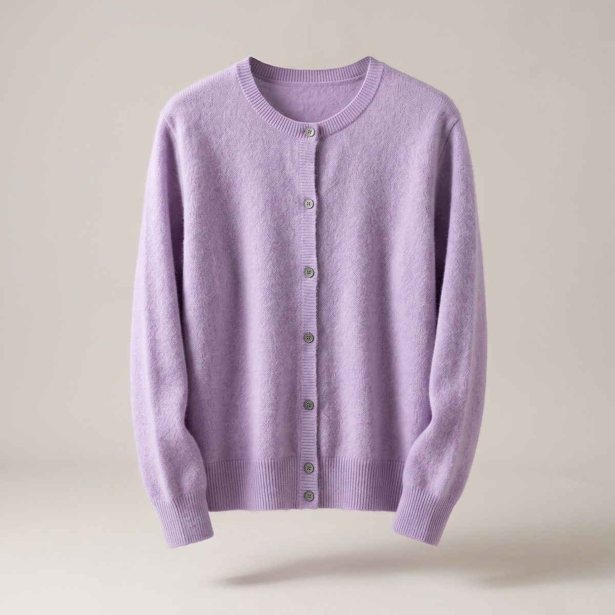 Button-Up Knit Sweater in Violet – ZOCOIFY