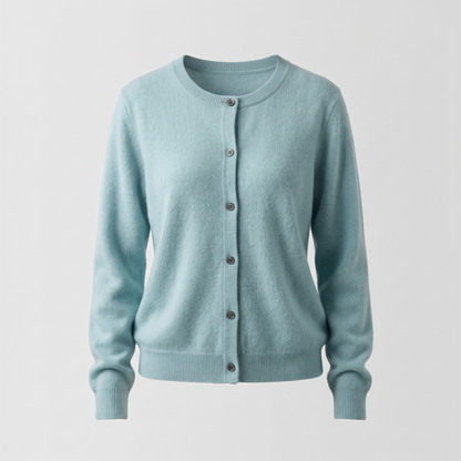 Button-Up Knit Sweater in Mint Green – ZOCOIFY