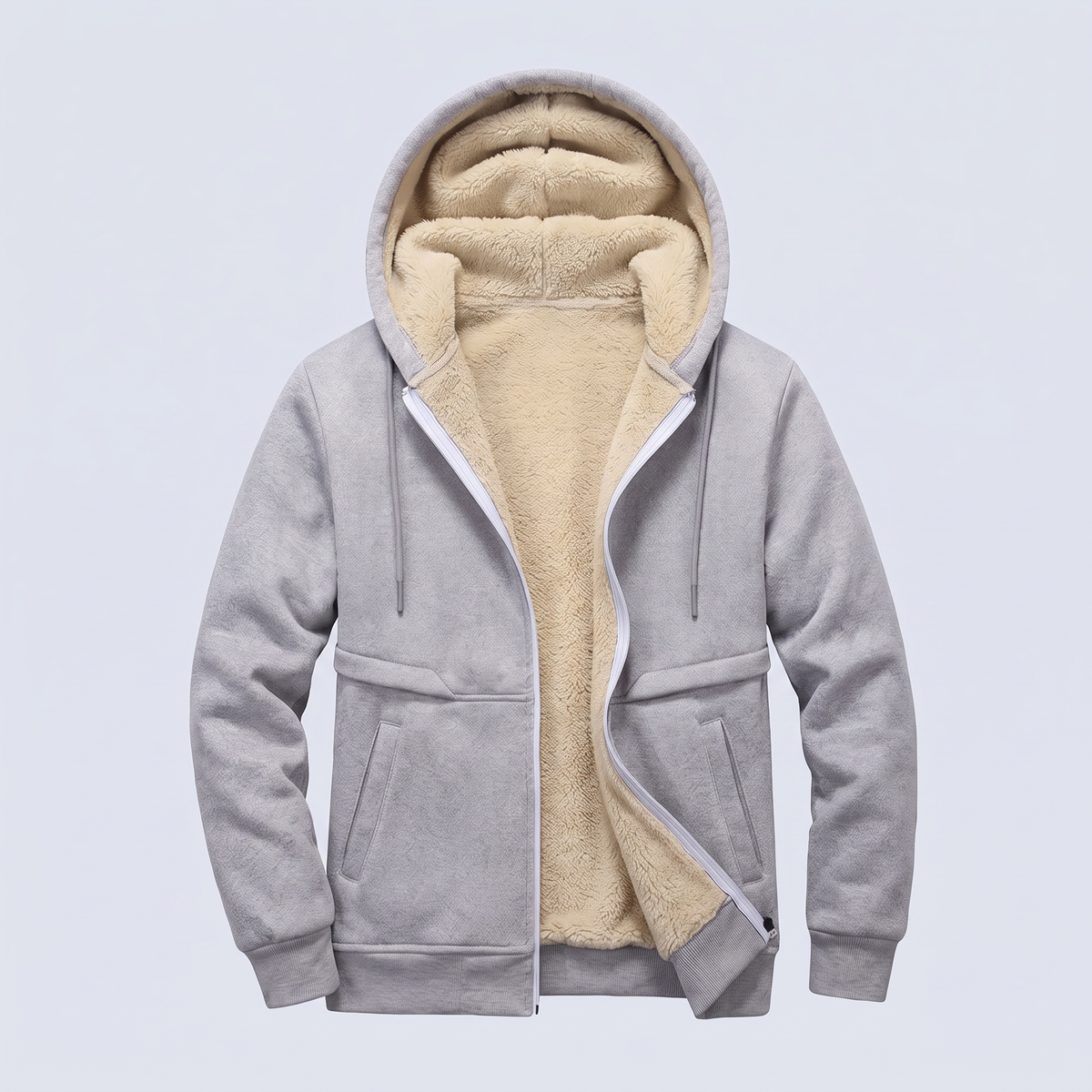 Teddy-Lined Zip Jacket – ZOCOIFY
