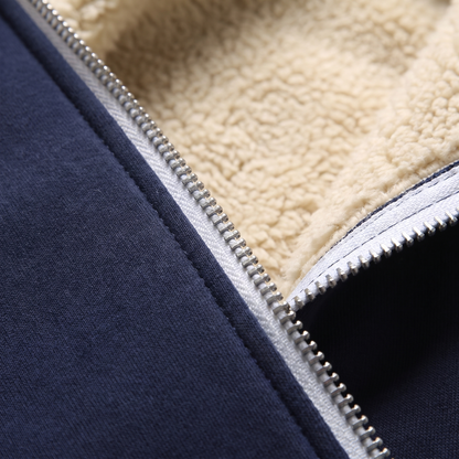 Teddy-Lined Zip Jacket – ZOCOIFY