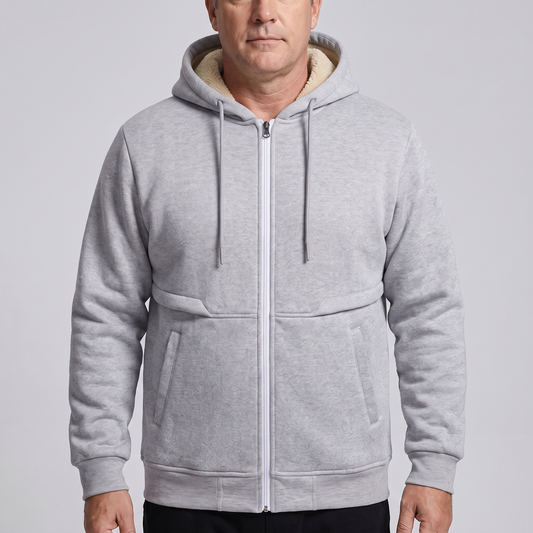Teddy-Lined Zip Jacket – ZOCOIFY