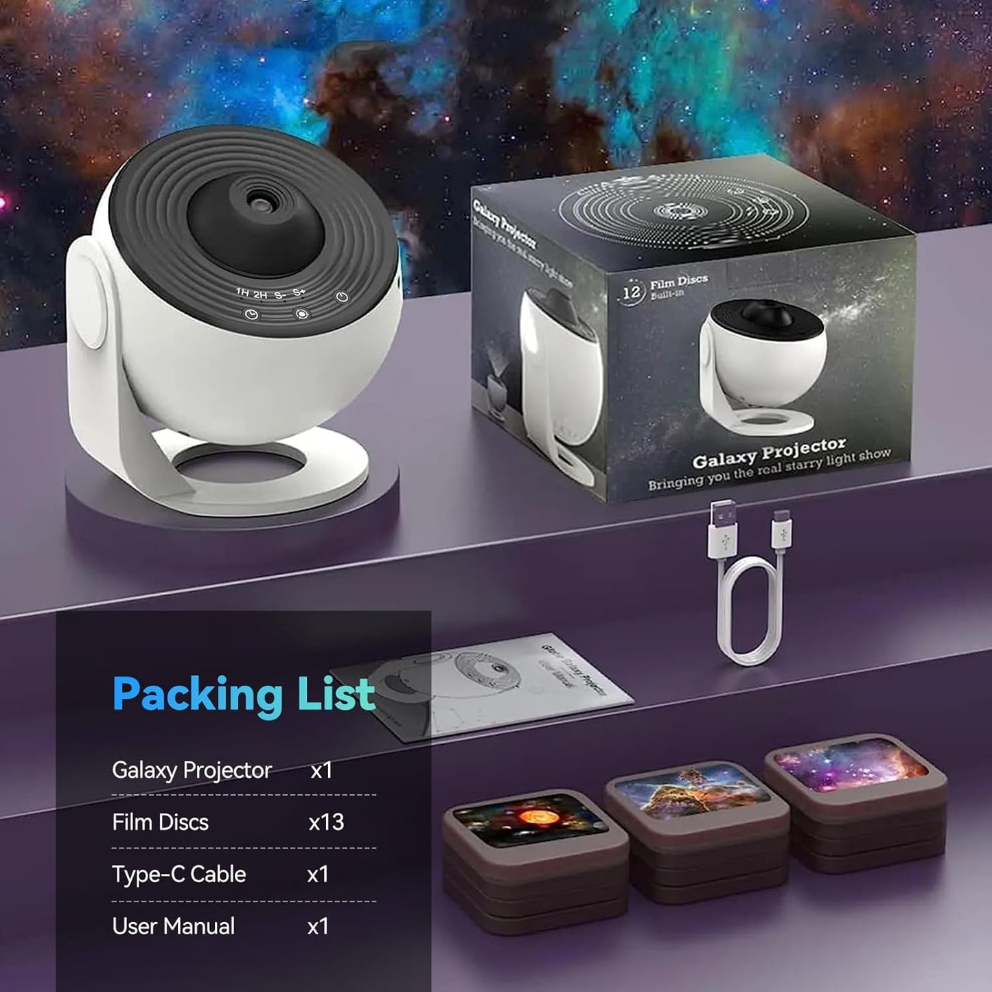 CosmoGlow™ | Your Ultimate Galaxy Projector for Stunning Celestial Projections!