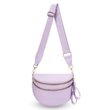 ZOCOIFY Everyday Roomy Crossbody Bag, Light Purple