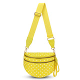 ZOCOIFY Everyday Roomy Crossbody Bag, Yellow Dot