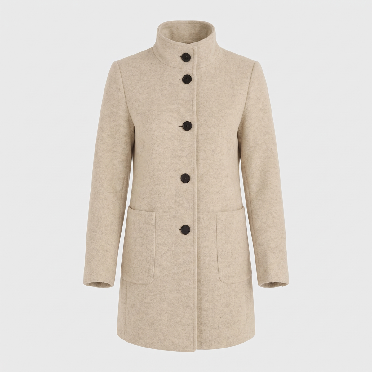 All-Season Comfort Coat in Beige – ZOCOIFY