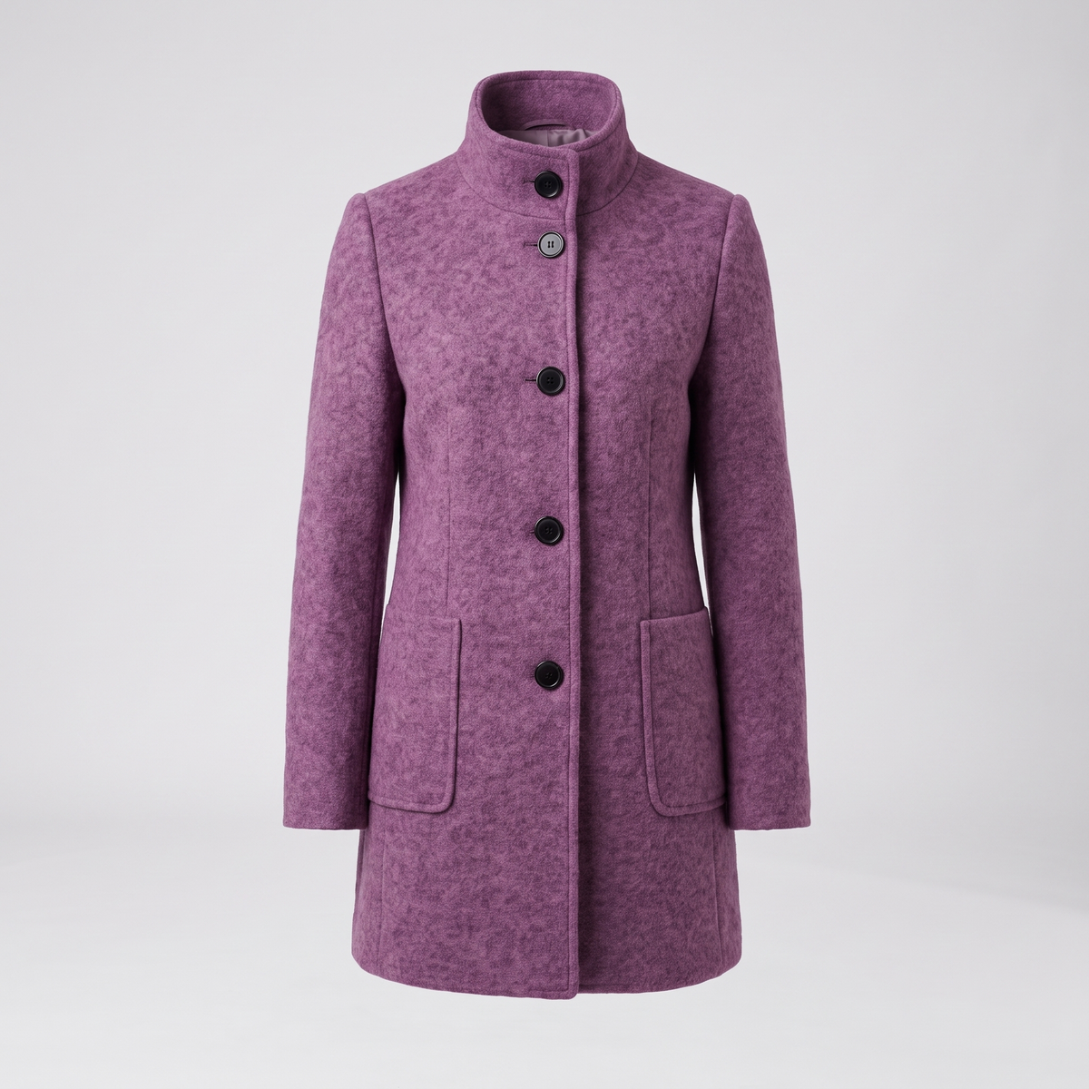 All-Season Comfort Coat in Purple – ZOCOIFY