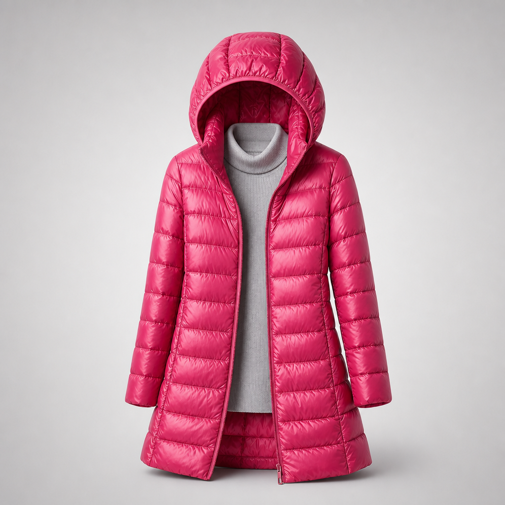 Ultralight Quilted Jacket in Red – ZOCOIFY