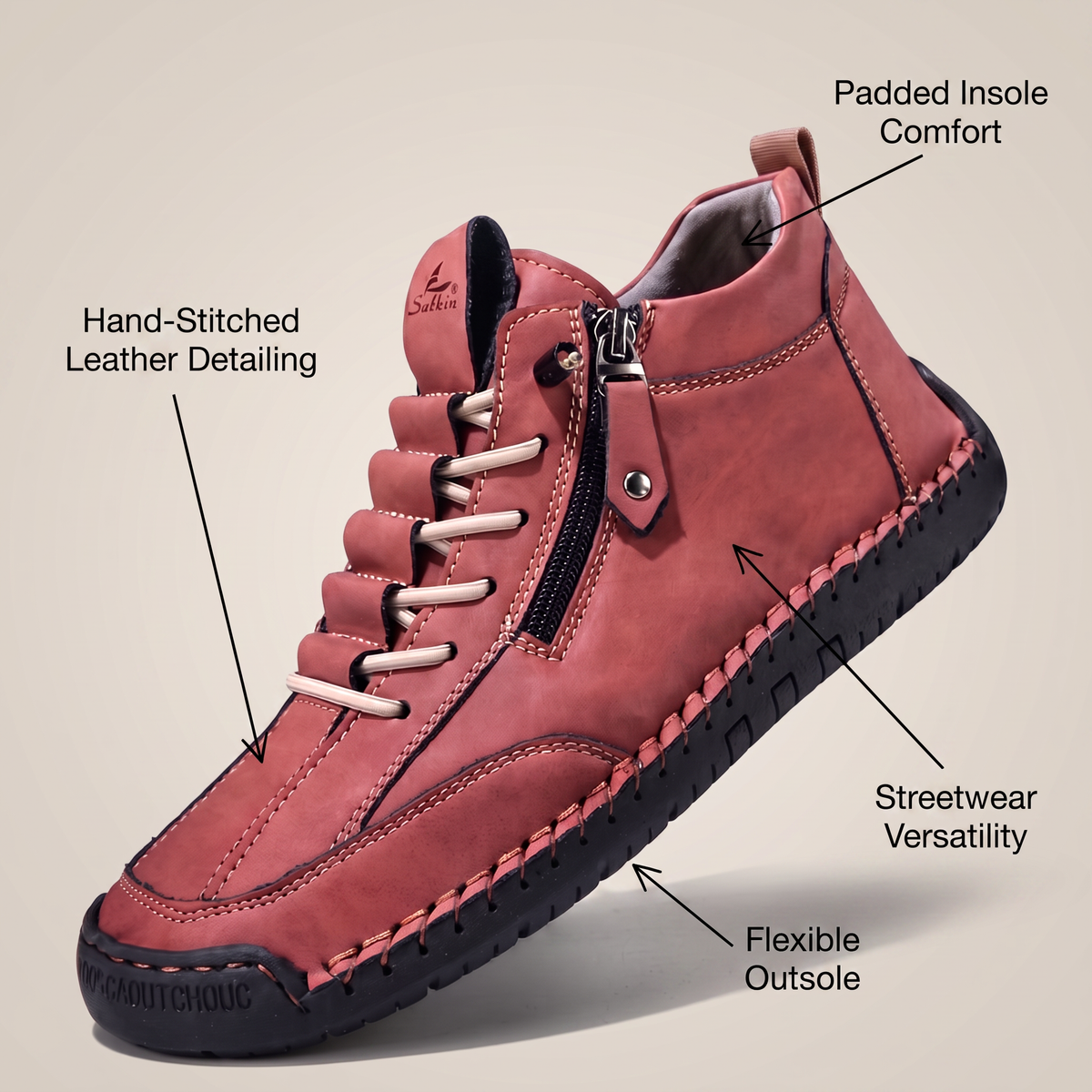 Smart Everyday Shoes in Red – ZOCOIFY