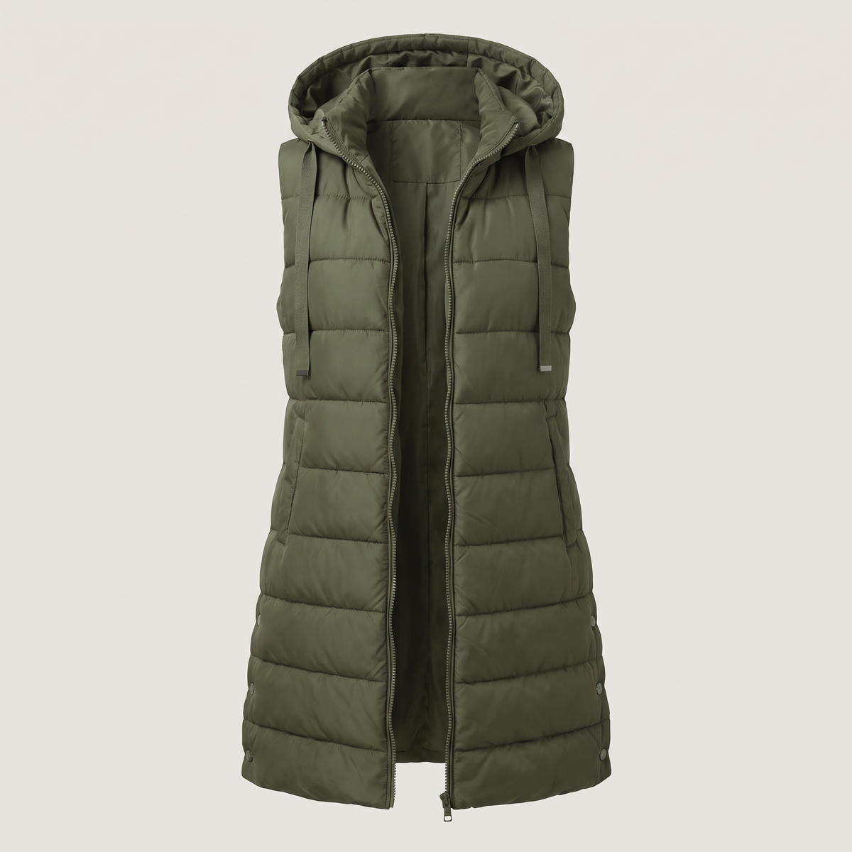 Long Quilted Vest – ZOCOIFY