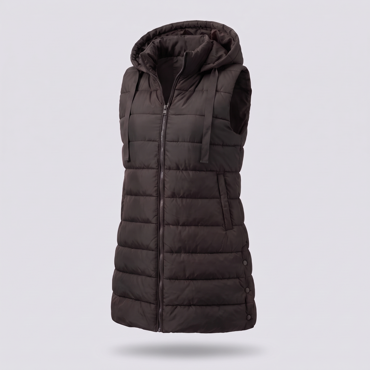 Long Quilted Vest – ZOCOIFY