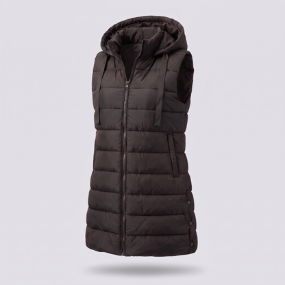 Long Quilted Vest – ZOCOIFY