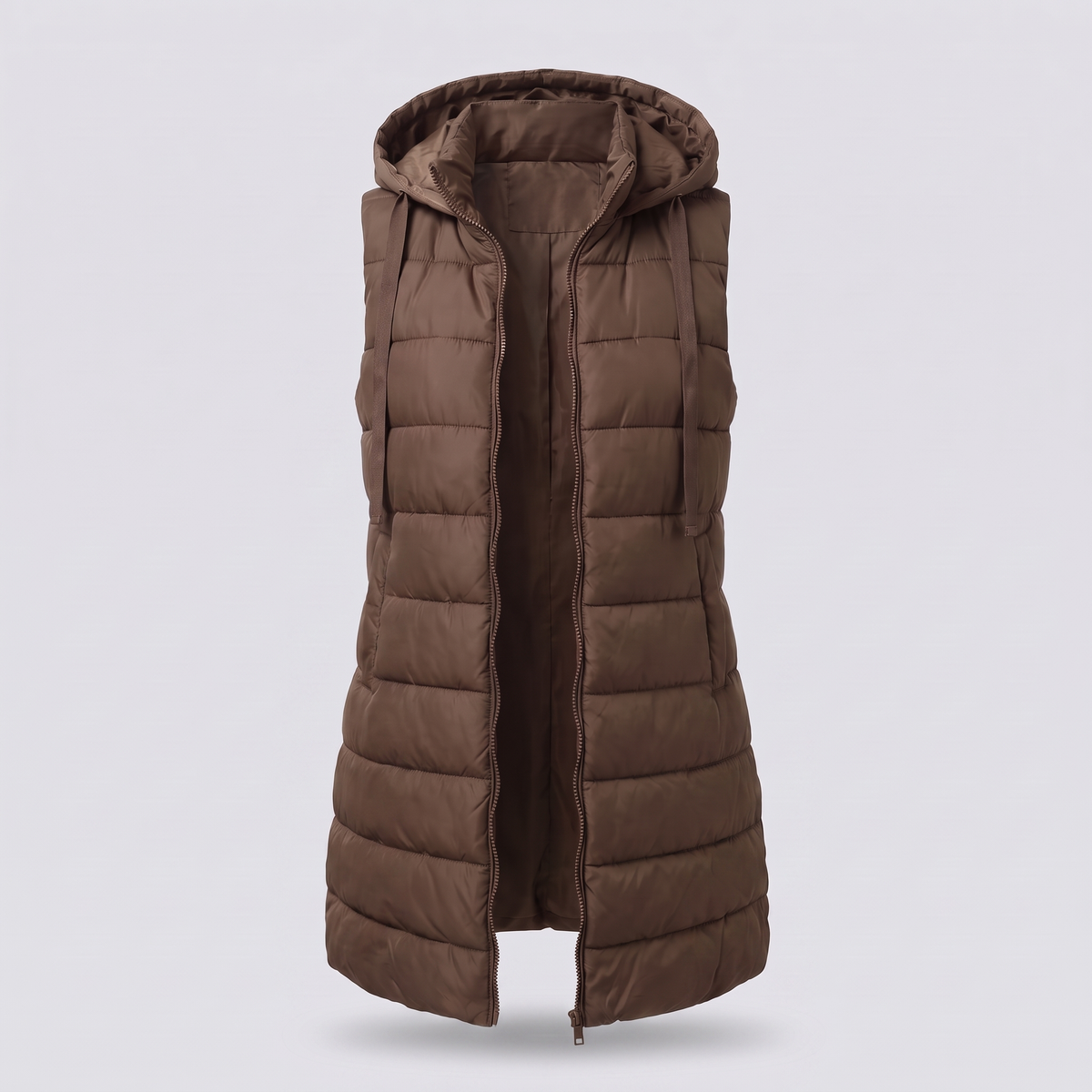 Long Quilted Vest – ZOCOIFY