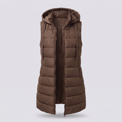 Long Quilted Vest – ZOCOIFY