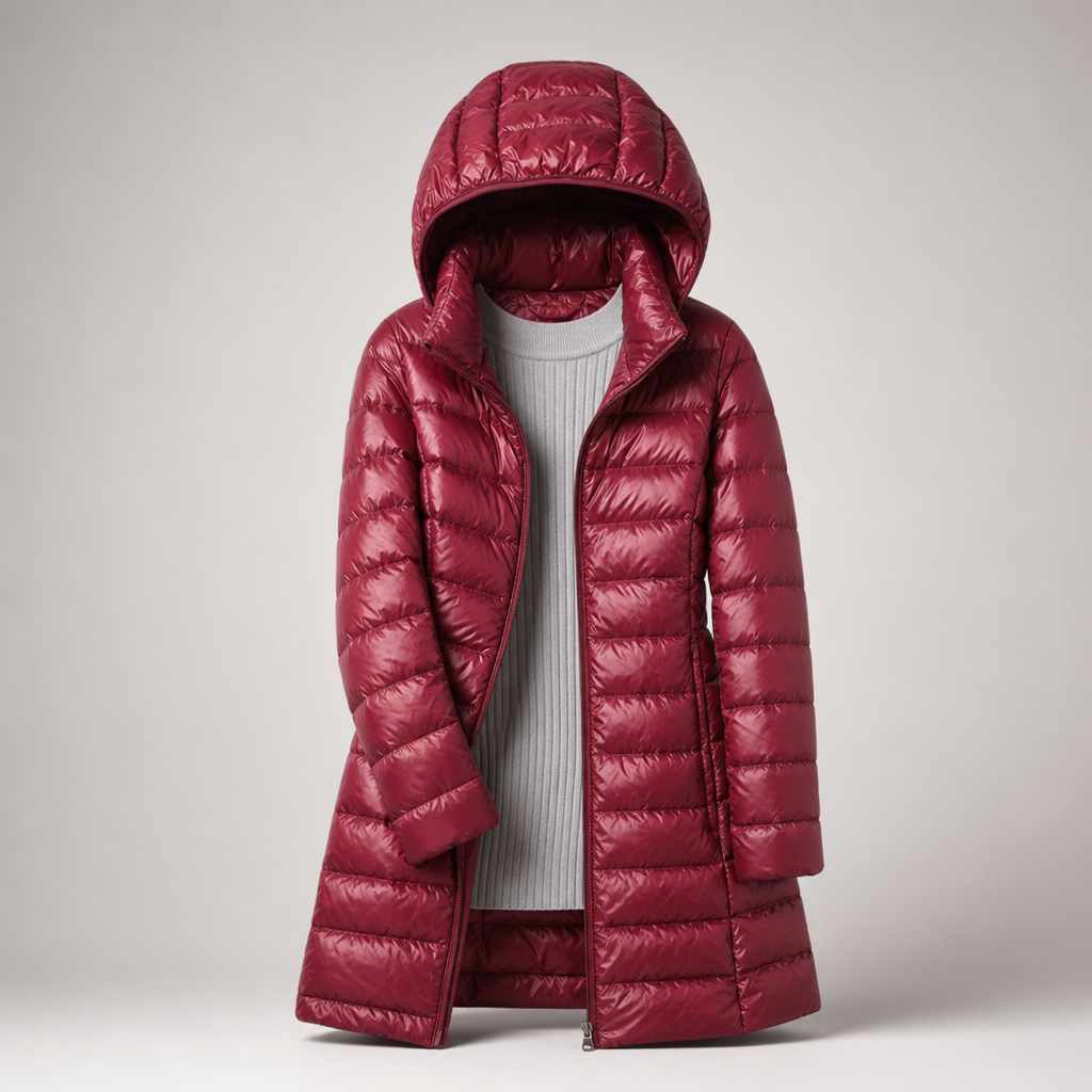 Ultralight Quilted Jacket in Red – ZOCOIFY